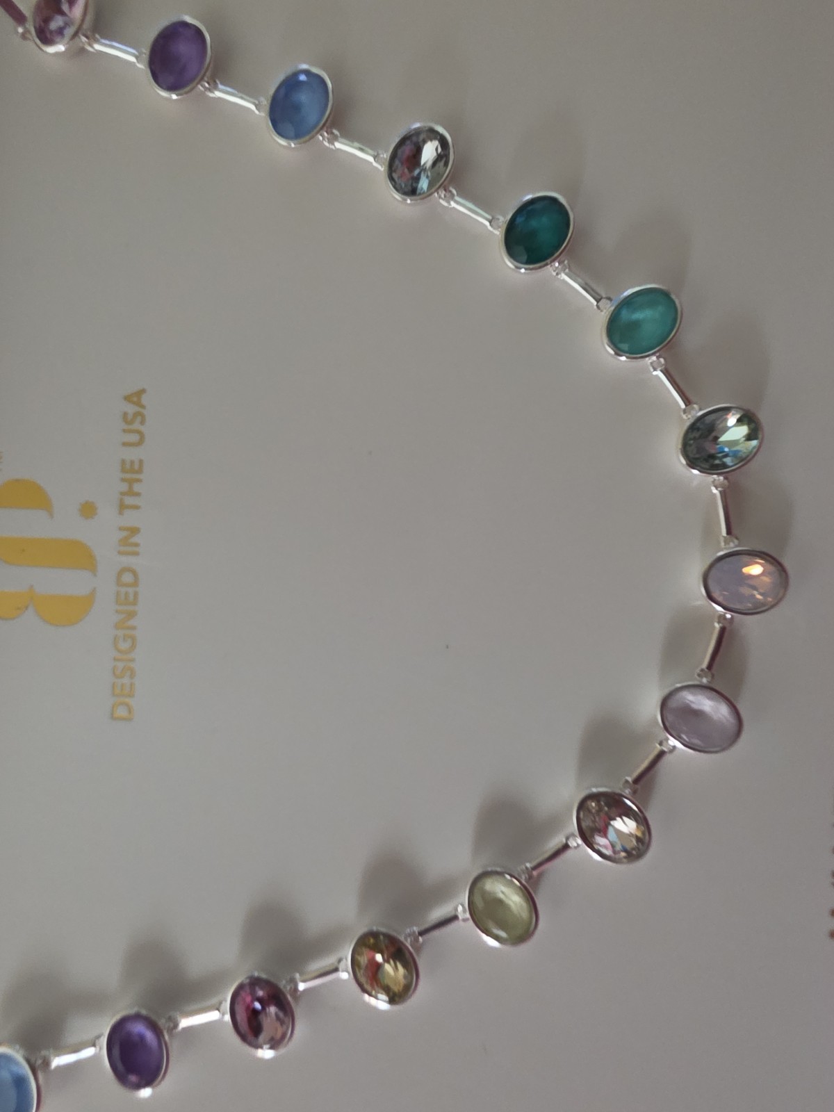Ring Bomb Party Jewel Candy Necklace NK41001 ” Take Flight Necklace ” Santorini