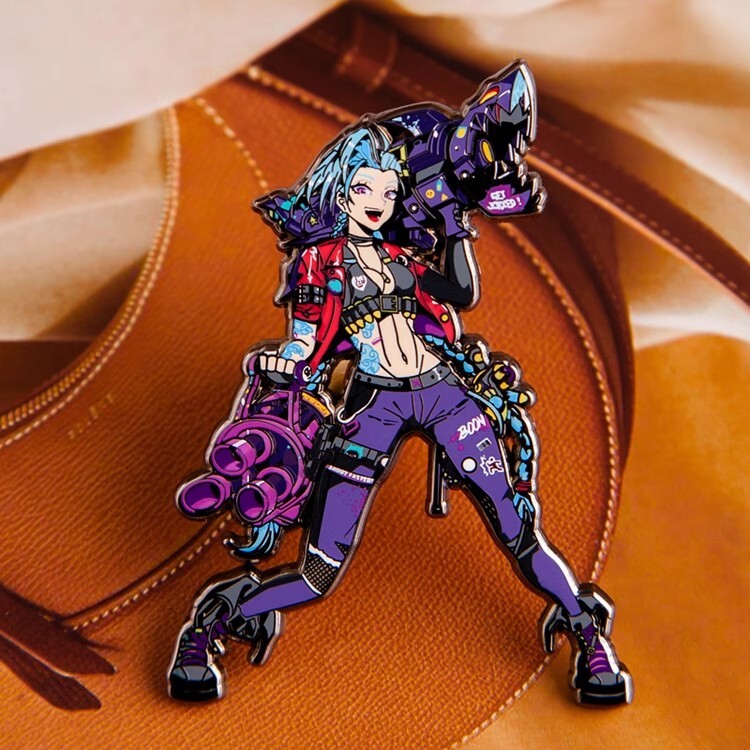 League of Legends (LOL) Jinx Backpack Enamel Metal Pin Badge decoration