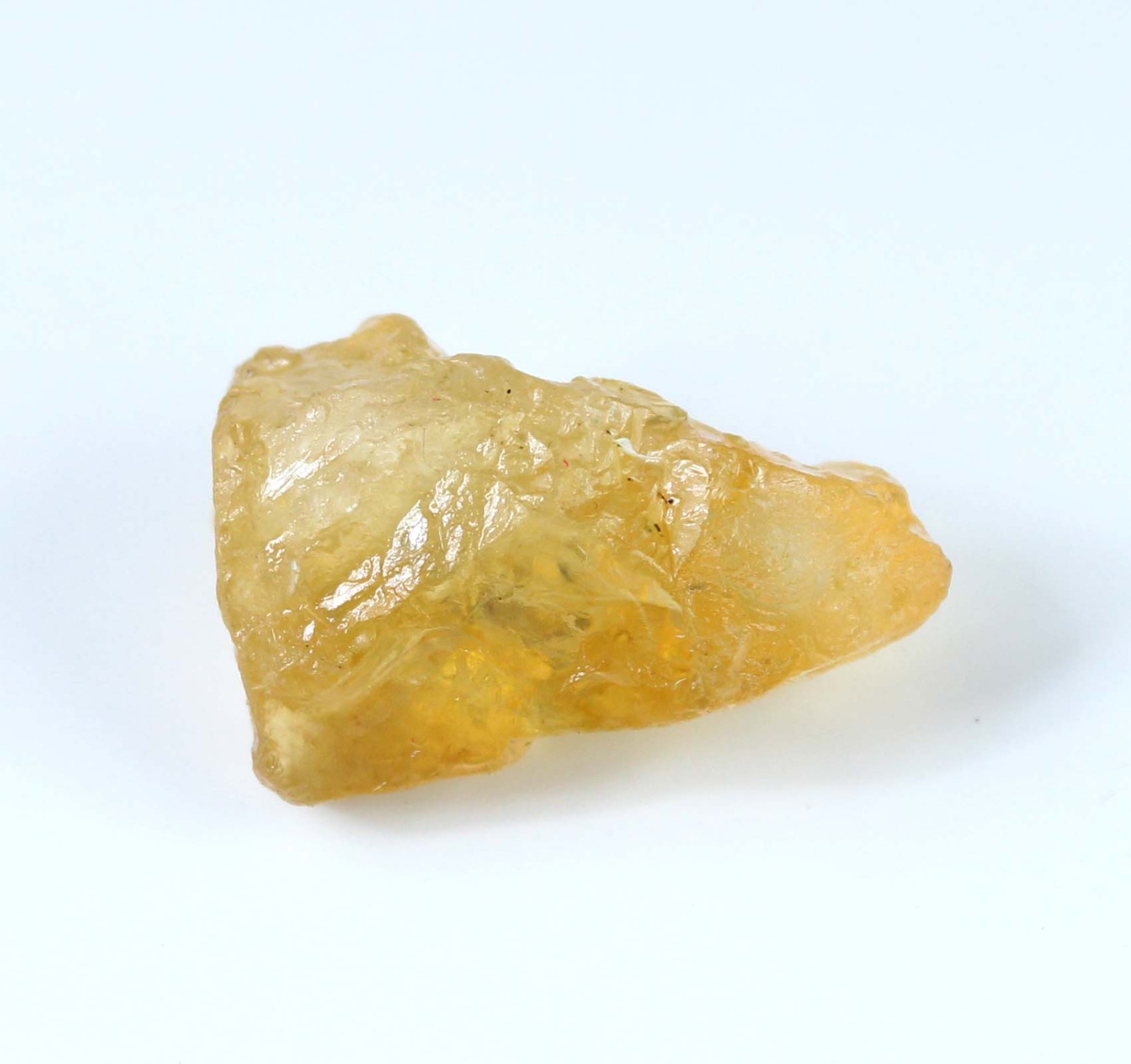 Natural 26.75 Ct Yellow Grossular Garnet Gemstone Rough Certified T37066