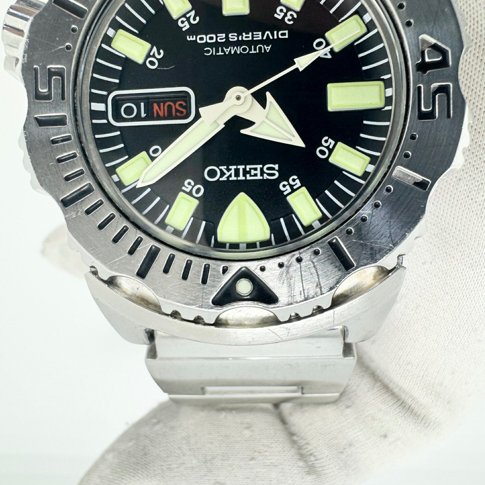 Seiko Black Monster SKX779 Divers Day-Date 200m Automatic Watch – Japan