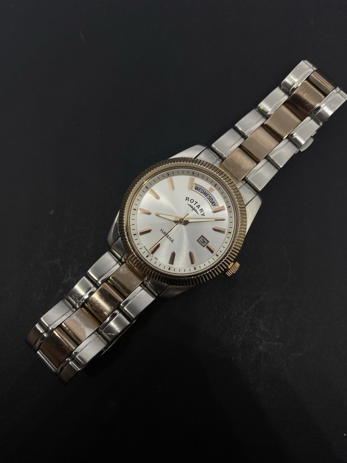 Rotary Havana Two Tone Rose Gold Men’s Watch GB02662/06