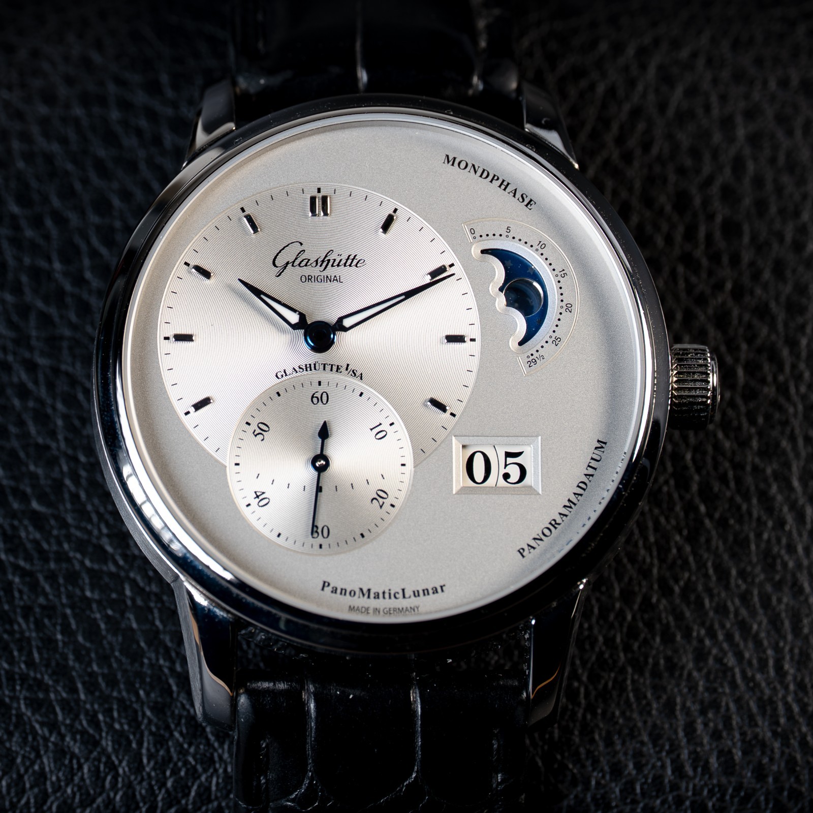 2024 Glashütte Original PanoMaticLunar 1-90-02-42-32-05 Full Set Box & Paper