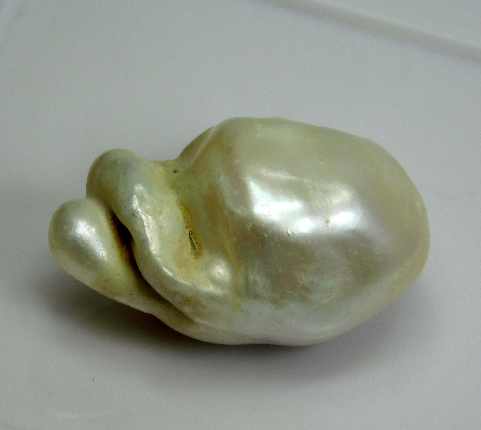 20.50 Ct Natural Baroque Pearl 22.7×14.8×12.7 mm Genuine Loose White Cream Moti