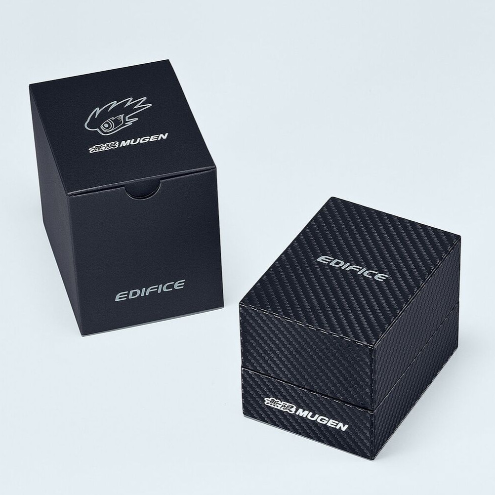 CASIO EDIFICE MUGEN EDITION ECB-40MU-1AJR Limited Bluetooth Watch Alcantara Band