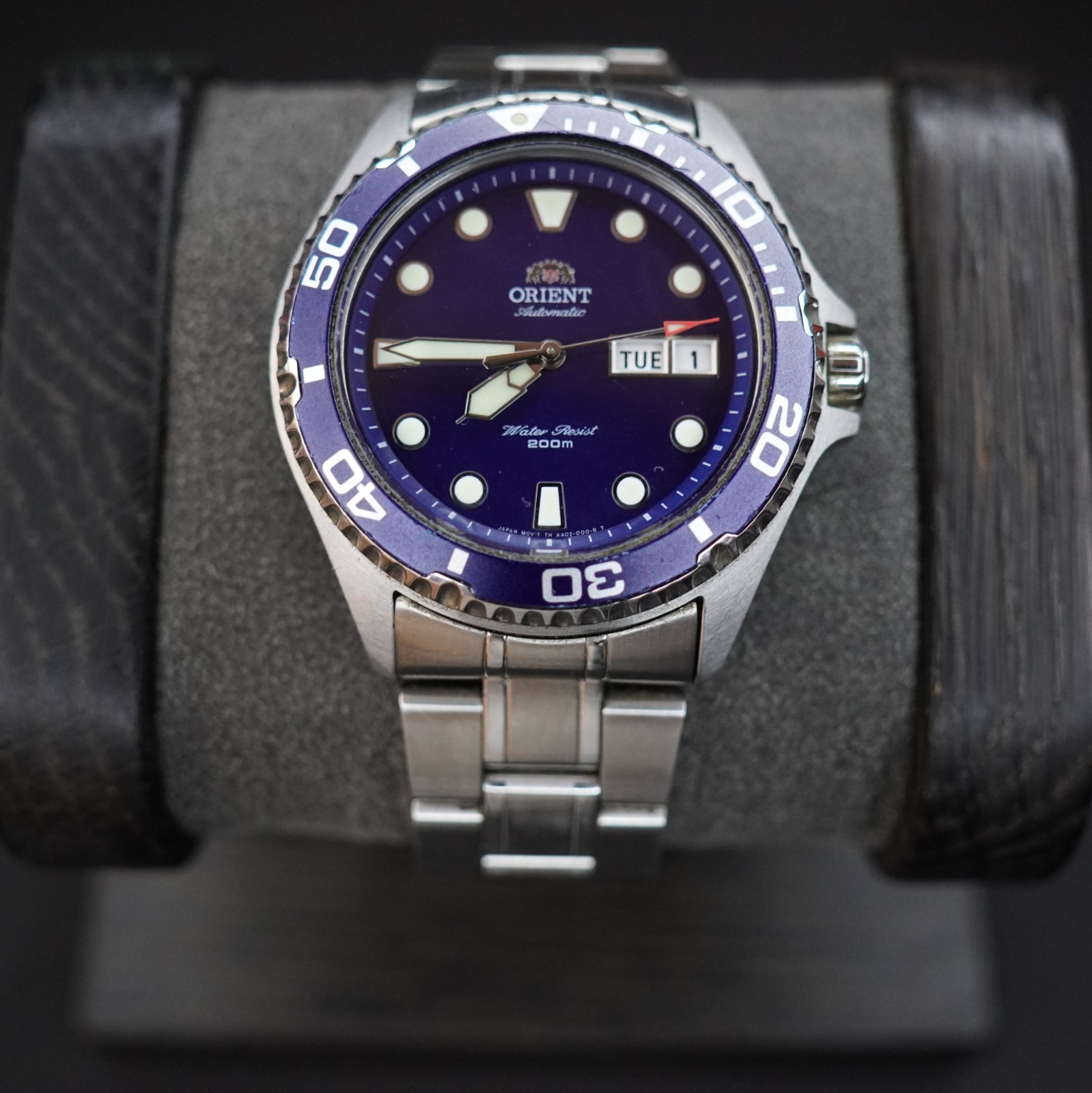 Orient Ray II Automatic Blue Dial Stainless Steel 200M FAA02005D9 Mens Watch