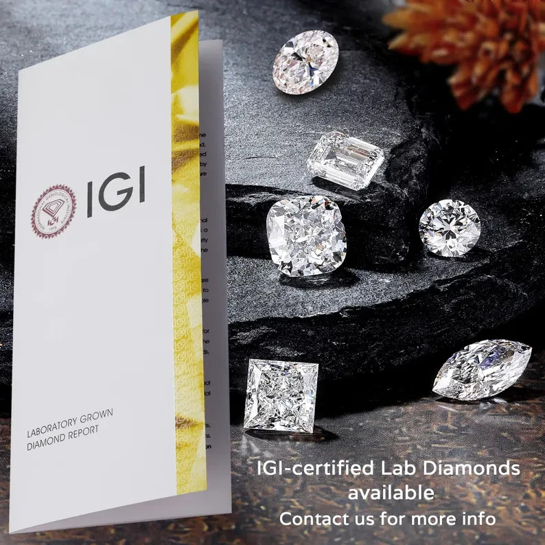 IGI Certified 5.04Ct Hexagonal Lab Grown CVD Diamond Fancy Intense Yellow VS2