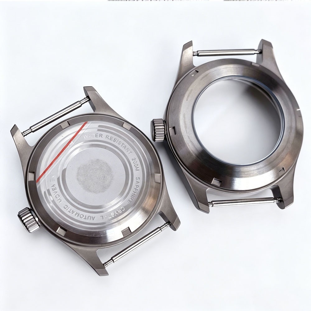 200M Dive Titanium 36mm 39mm Pilot Watch Case Sapphire Fit NH34 NH35 Miyota PT