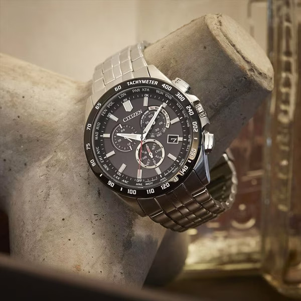 CITIZEN COLLECTION CB5874-90E Eco-Drive Radio Chronograph Men’s Watch