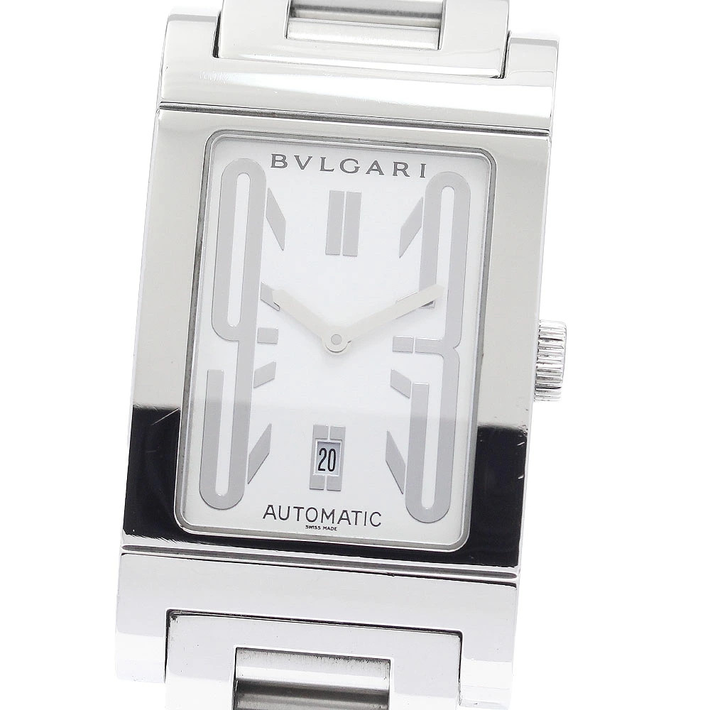 Bulgari BVLGARI RT45S Rettangolo Date Automatic Men’s Watch From Japan