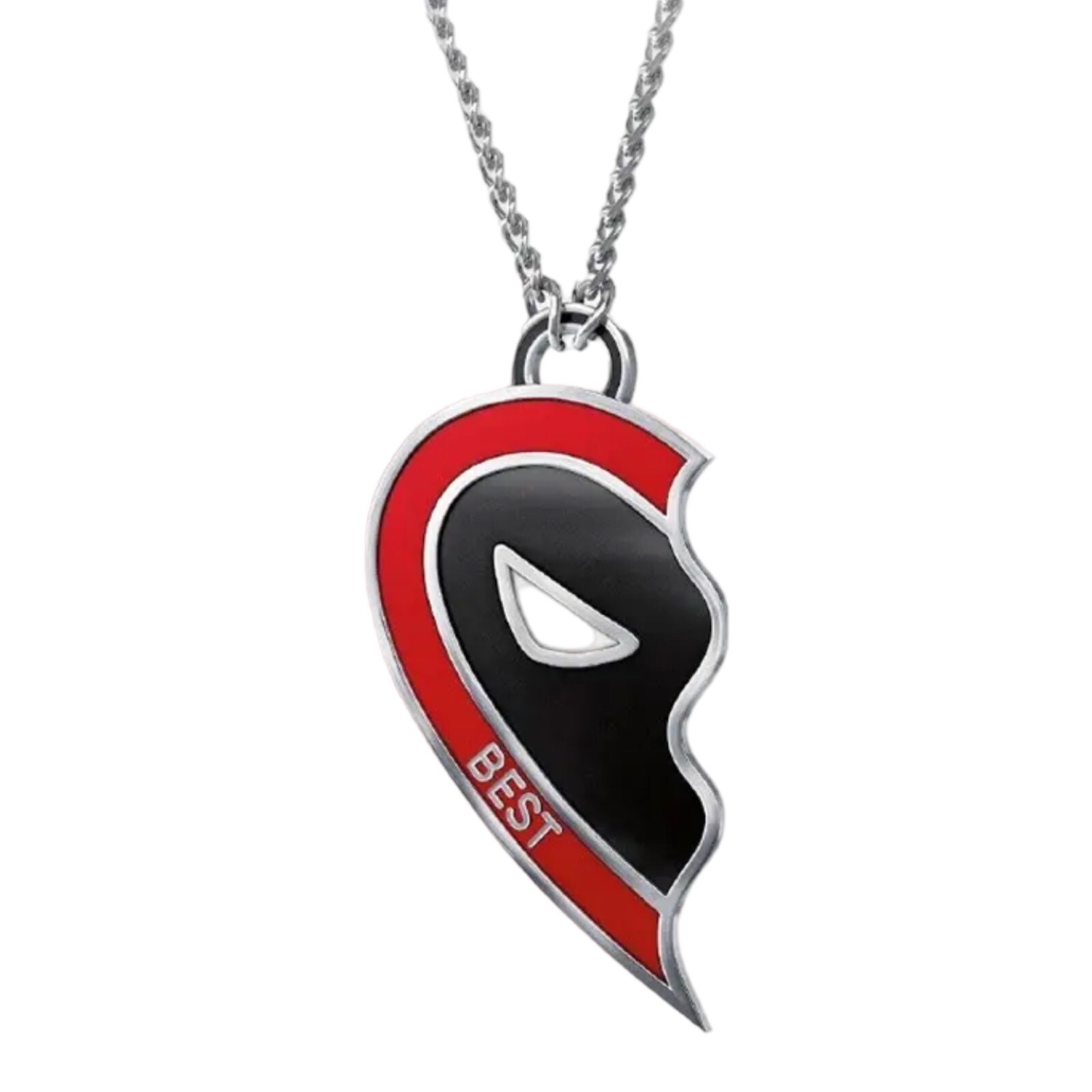 Deadpool & Wolverine Best Friends Friendship Necklace inspired Marvel Superhero
