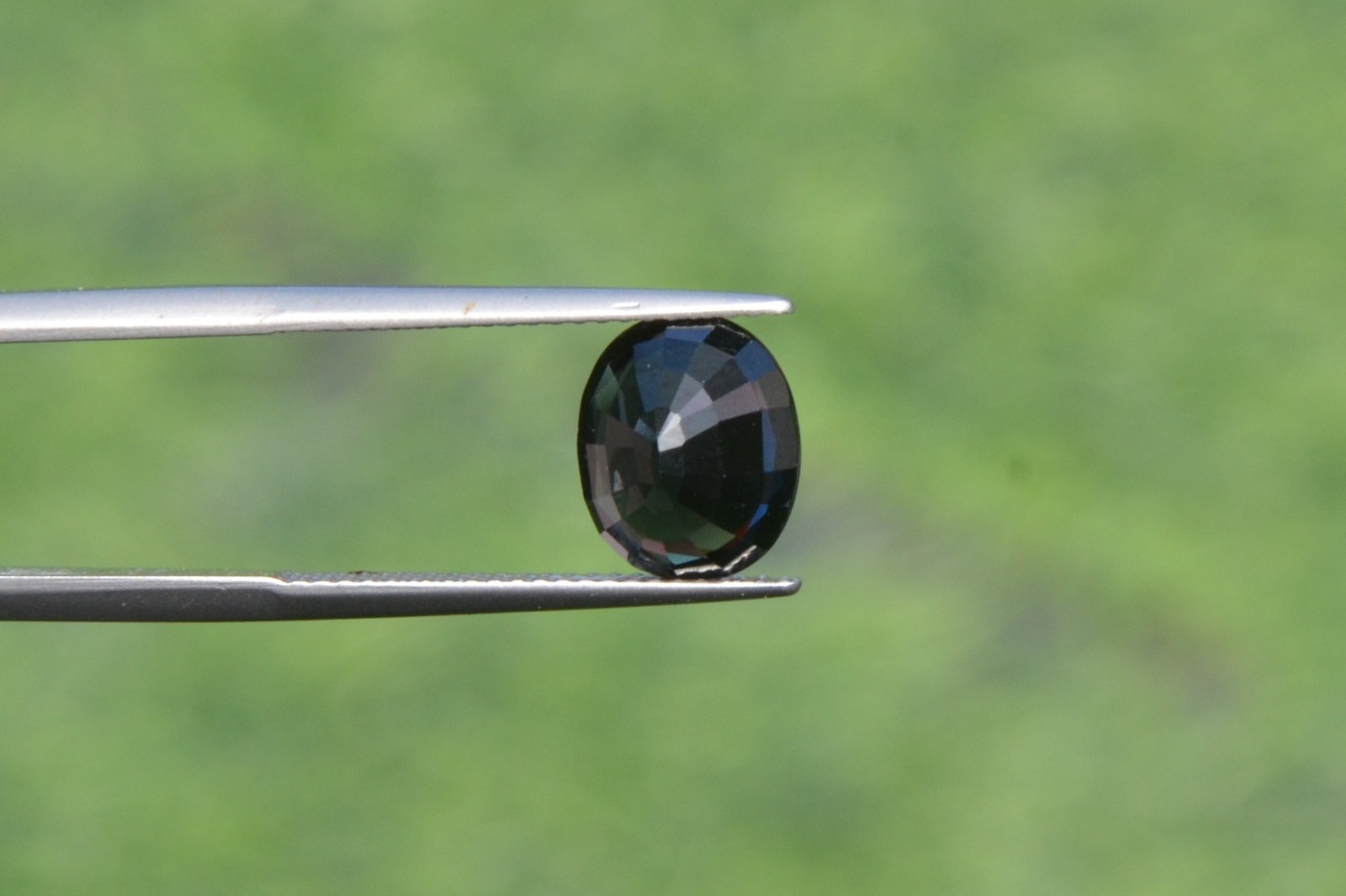 Natural Blue Sapphire 3.58 Carat. Normal Heated Oval Step Cut