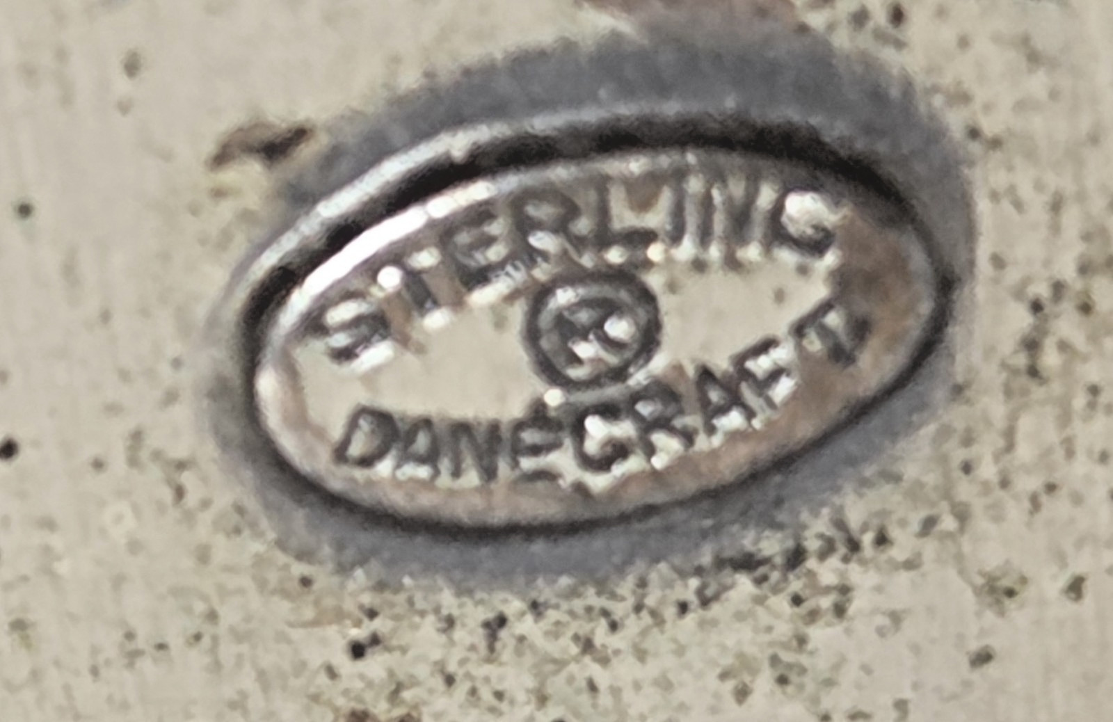 Vintage Danecraft Sterling Pin By Theodor Skat-Rodam Produced Between 1958-1973