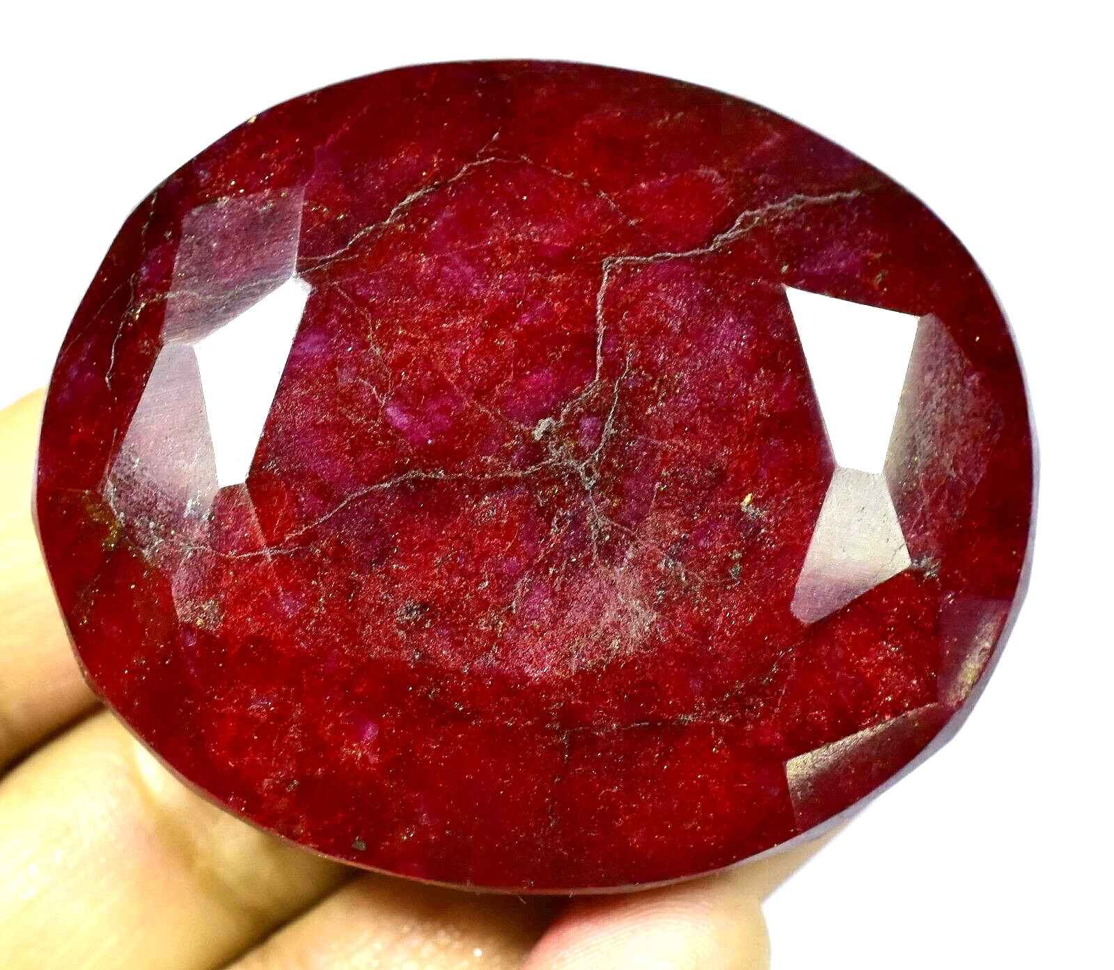 RARE 465.00 Ct Natural HUGE Red Ruby CERTIFIED* Museum Grade Oval Gemstone