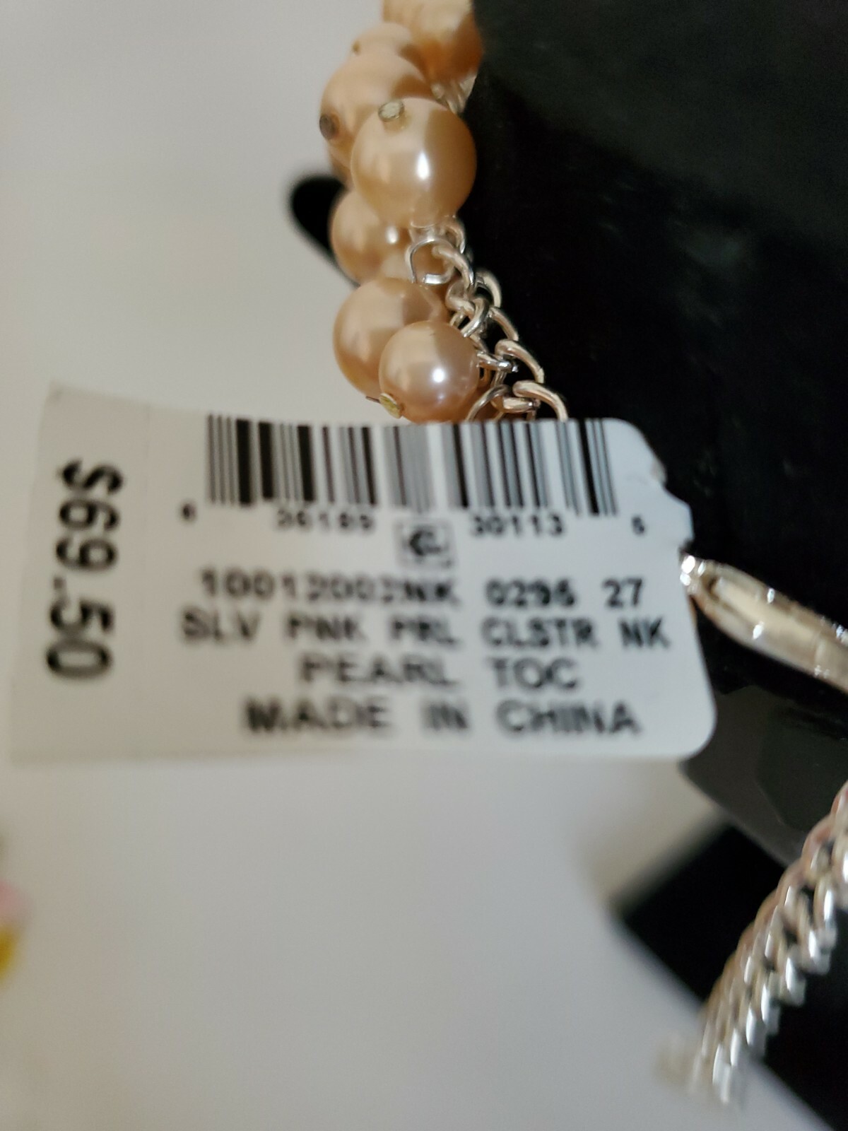 Charter Club Necklace SilverzTone Pink Lab Created Cultured Pearls 16″+ Ext. $69