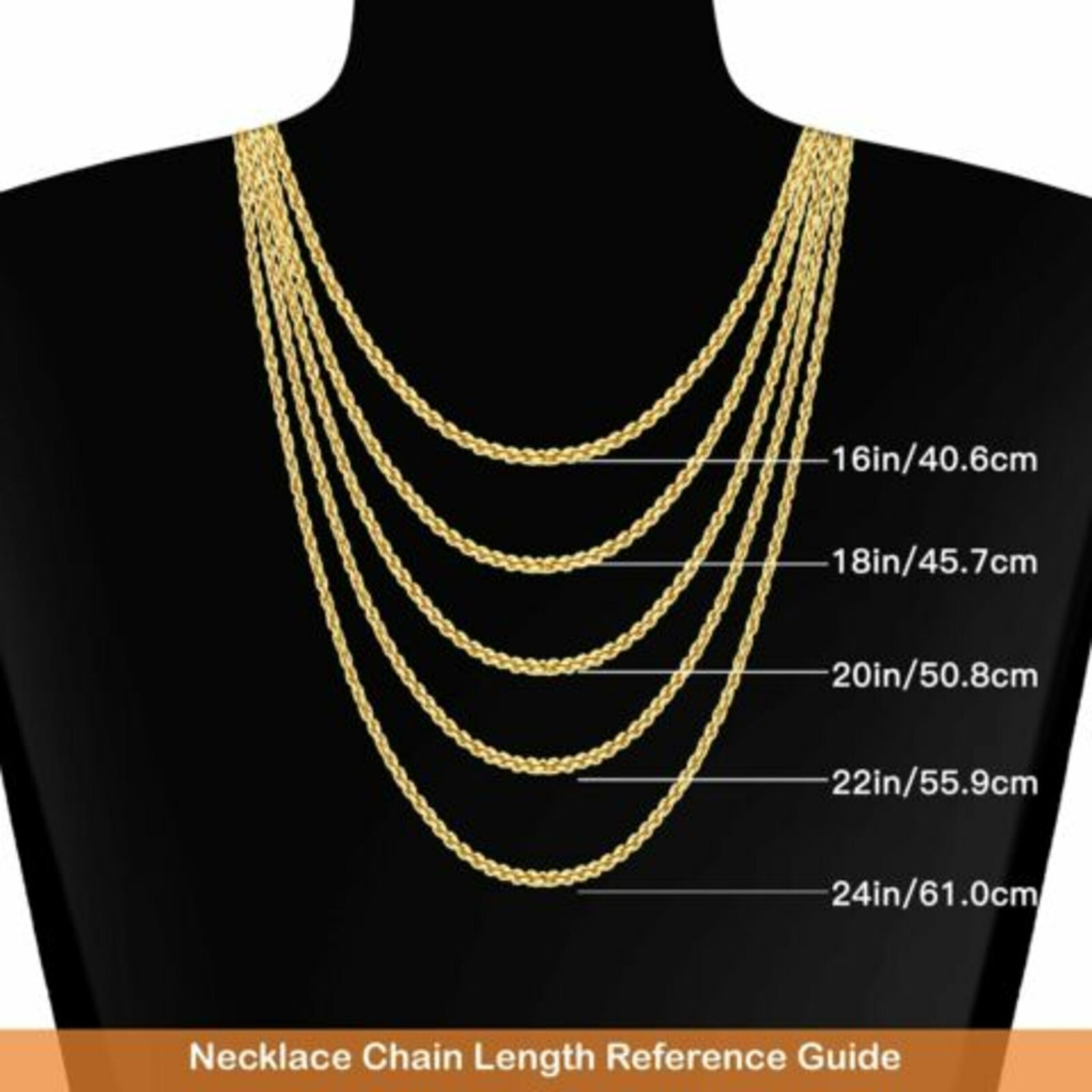 10K Yellow Gold Hollow Figaro Link Chain Necklace Bracelet 2mm-5.5mm 7″ ~ 30″