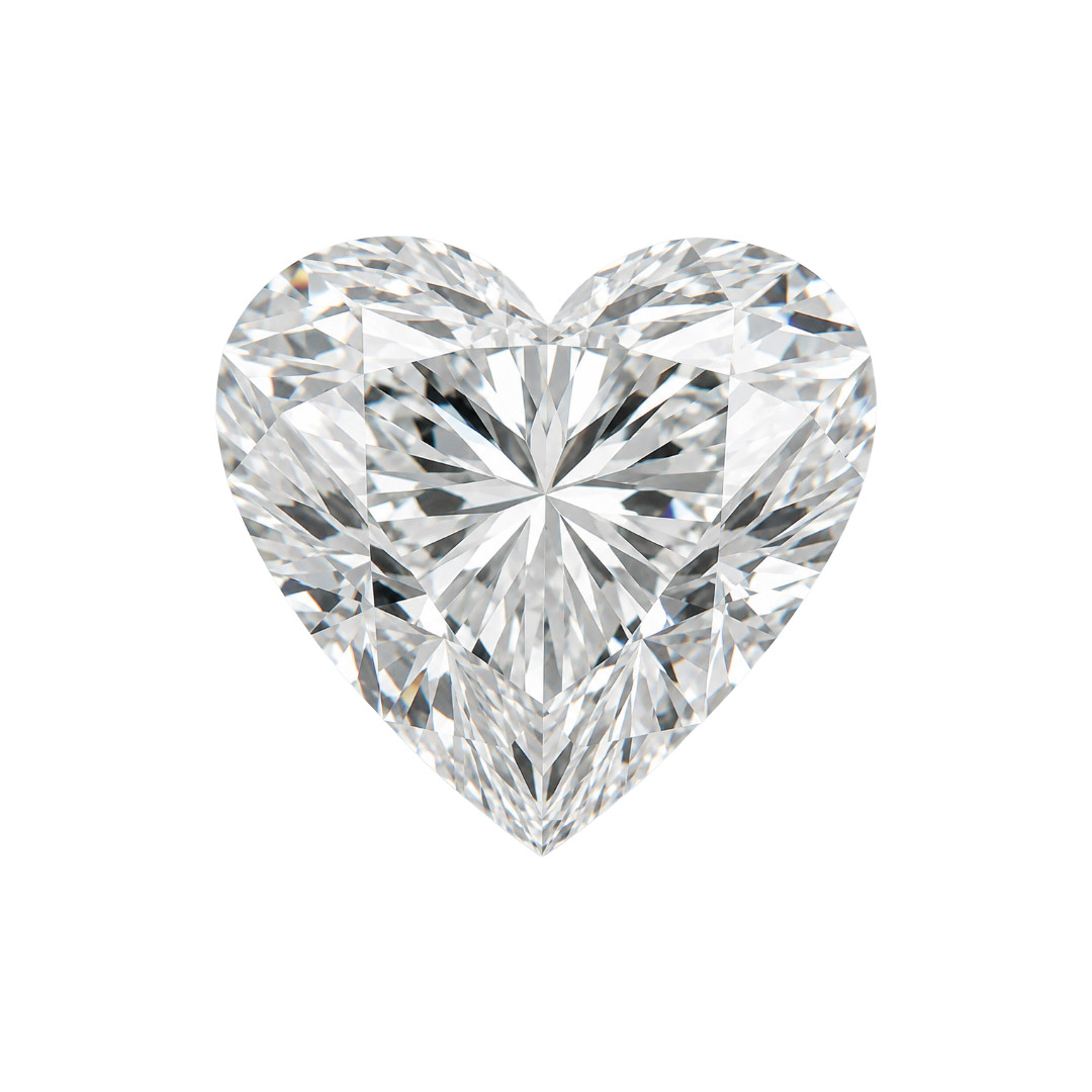 5.00 Ct Heart E Color VS1 Clarity STONE IGI Certified Lab Grown CVD Diamond