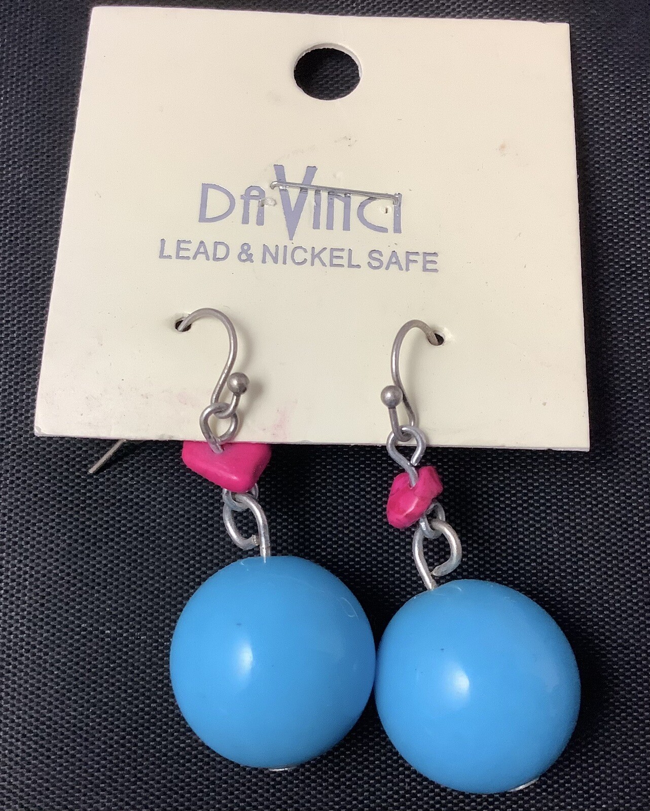 Da Vinci Lead And Nickel Free Fashion Blue Boho Earrings