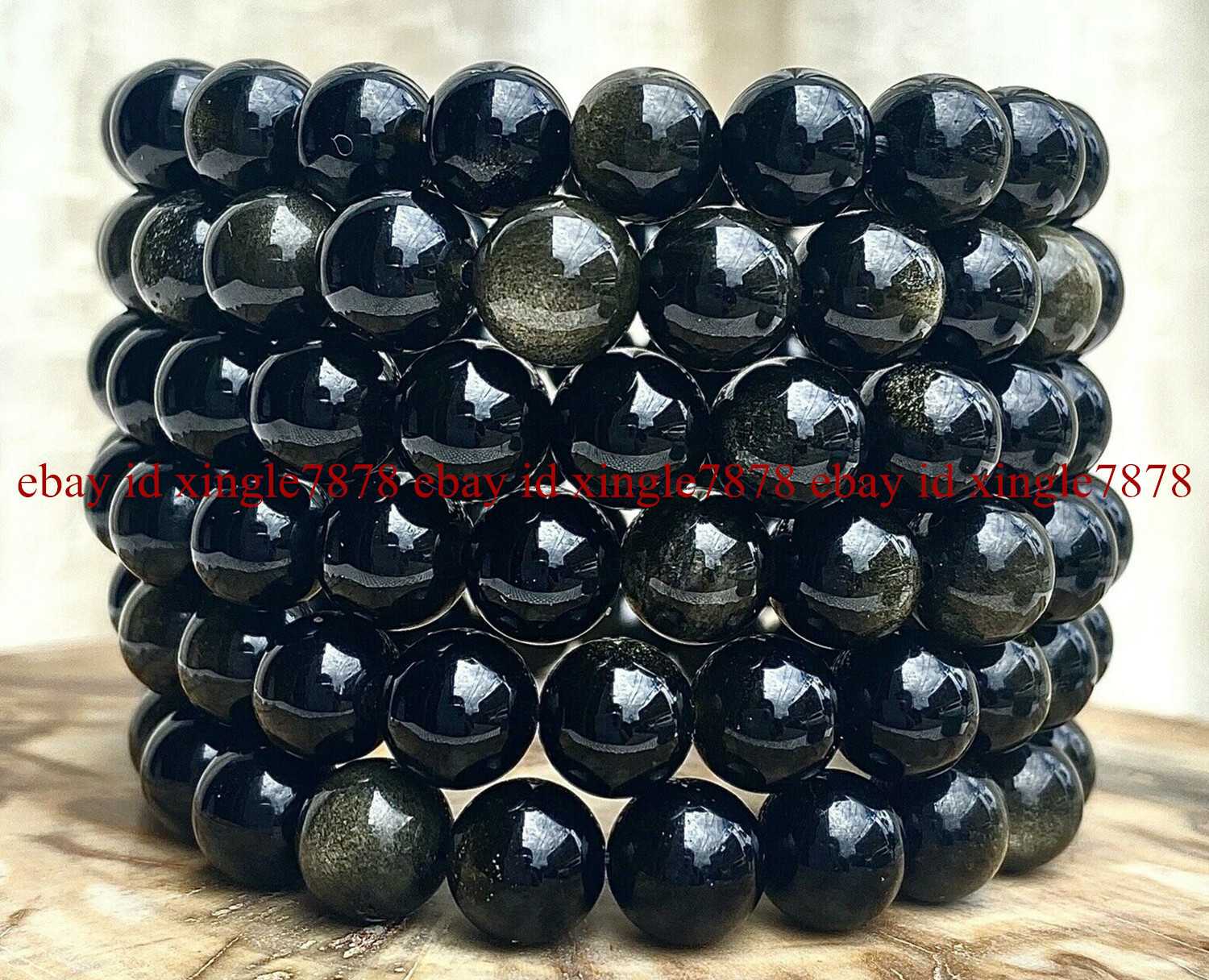 Wholesale Lots 6 Pcs 7.5″ Natural Crystal Healing Gemstone Stretch Bracelet