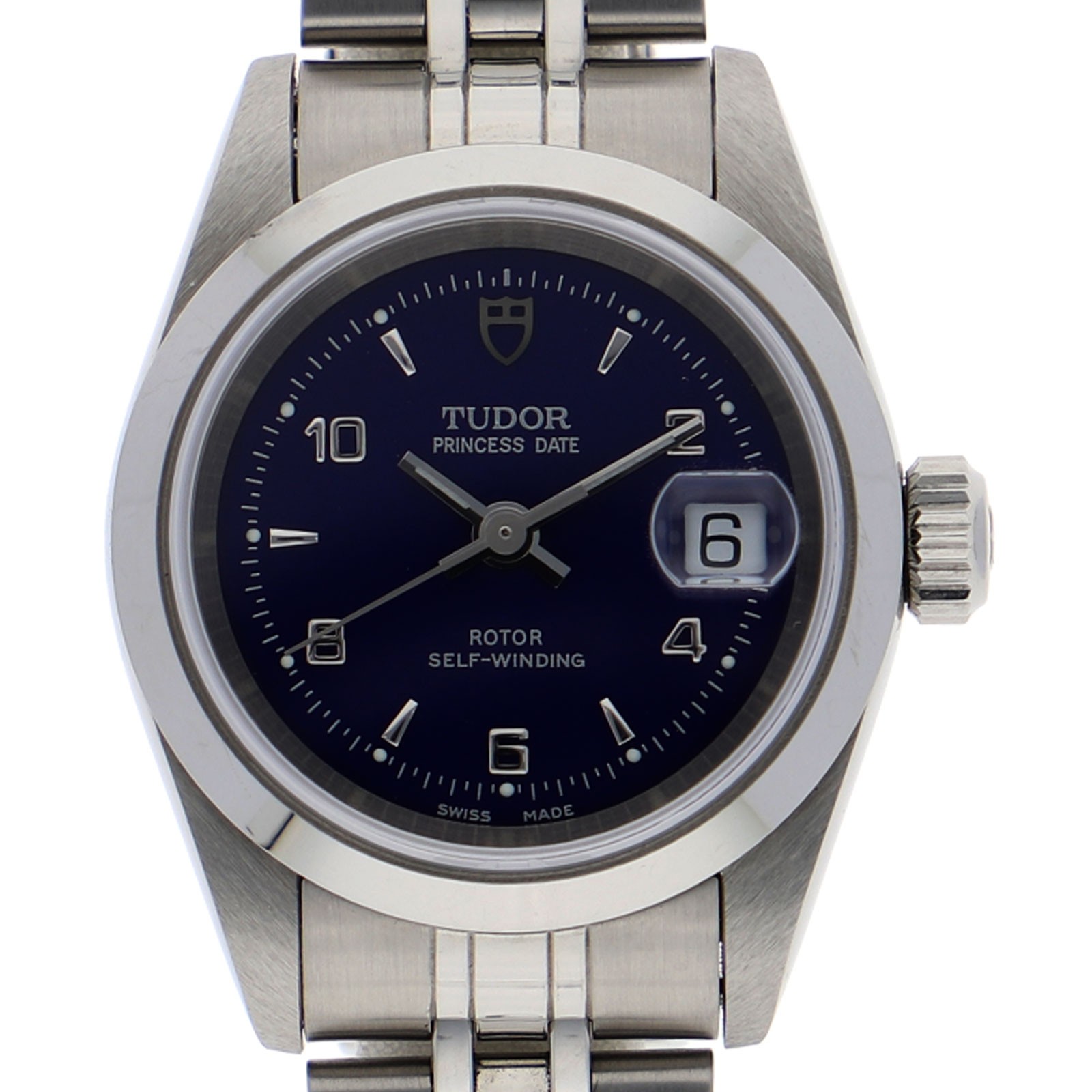 TUDOR 74000N Princess Date blue Dial Automatic Stainless Steel Women’s