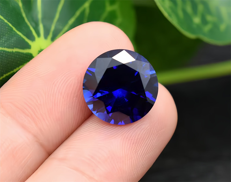 TOP QUALITY ROUND CUT ROYAL BLUE SAPPHIRE LAB CREATED AAAA+ Loose Gemstone 1pcs