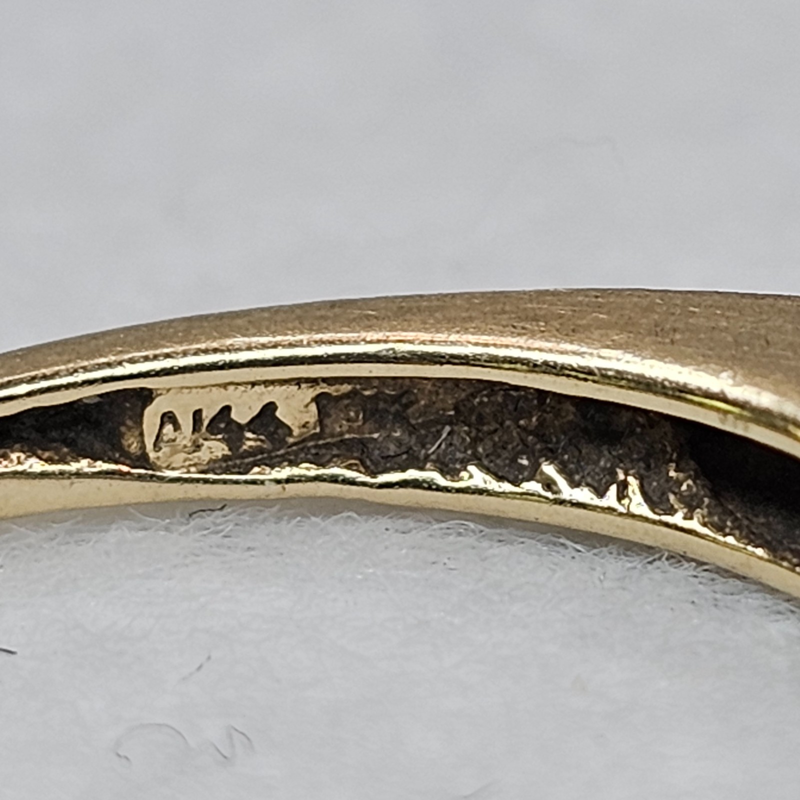 Vintage 10K Gold I Love You Diamond Promise Anniversary Ring Sz 6.75 1.95g