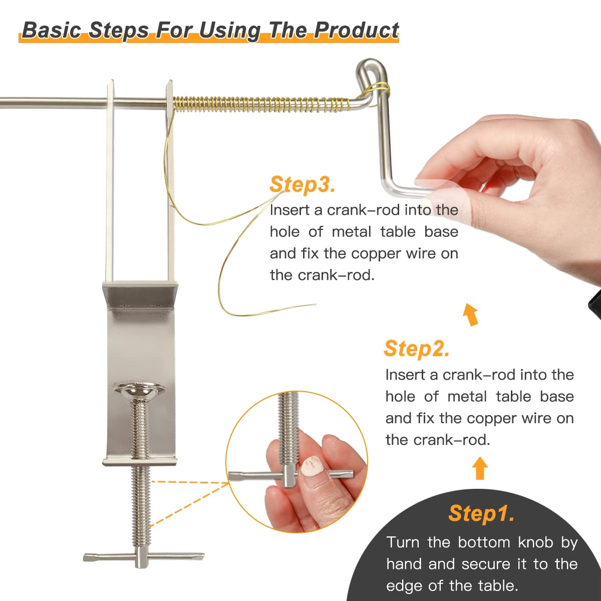 hobbyworker The Jewelry Making Small to Medium, Coiling Gizmo Deluxe Winder
