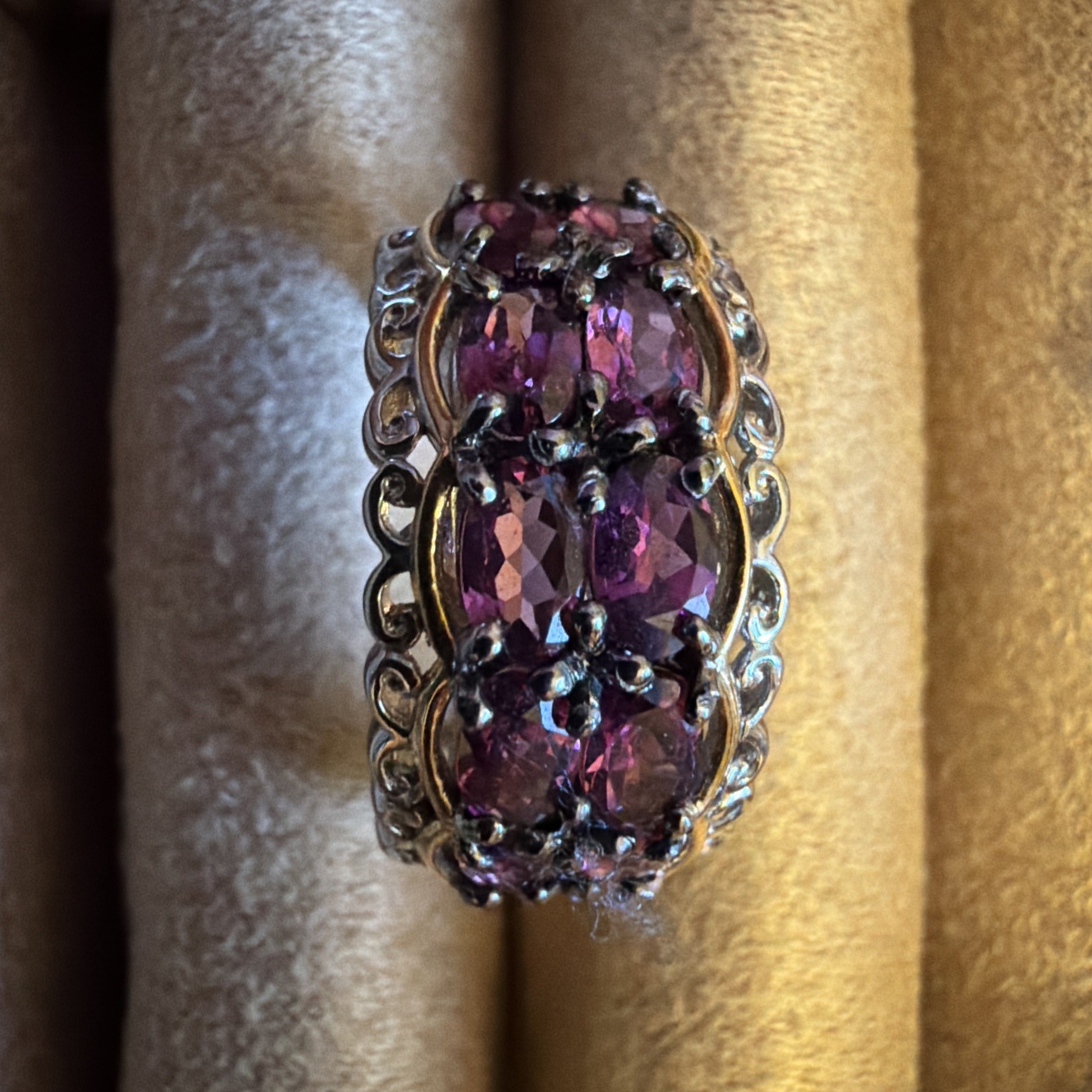 Michael Valitutti Gems En Vogue 24k accent, palladium silver,pink tourmaline,NH