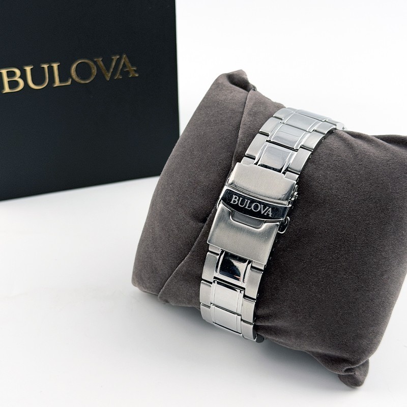 Bulova Marine Star Men’s New Blue Dial Quartz Chronograph Watch 43MM 96B256