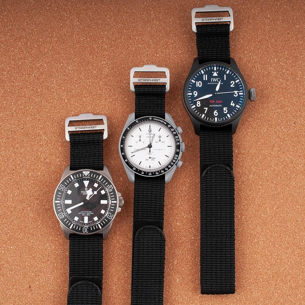 Hook and Loop Single Pass Watch Straps