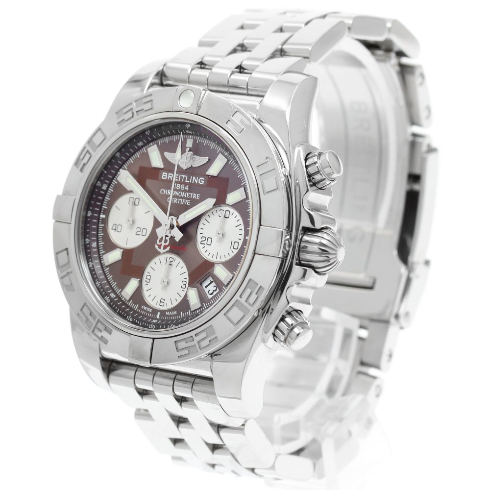 BREITLING Chronomat41 AB0140 Chronograph Brown Dial Automatic Men’s Watch_962948