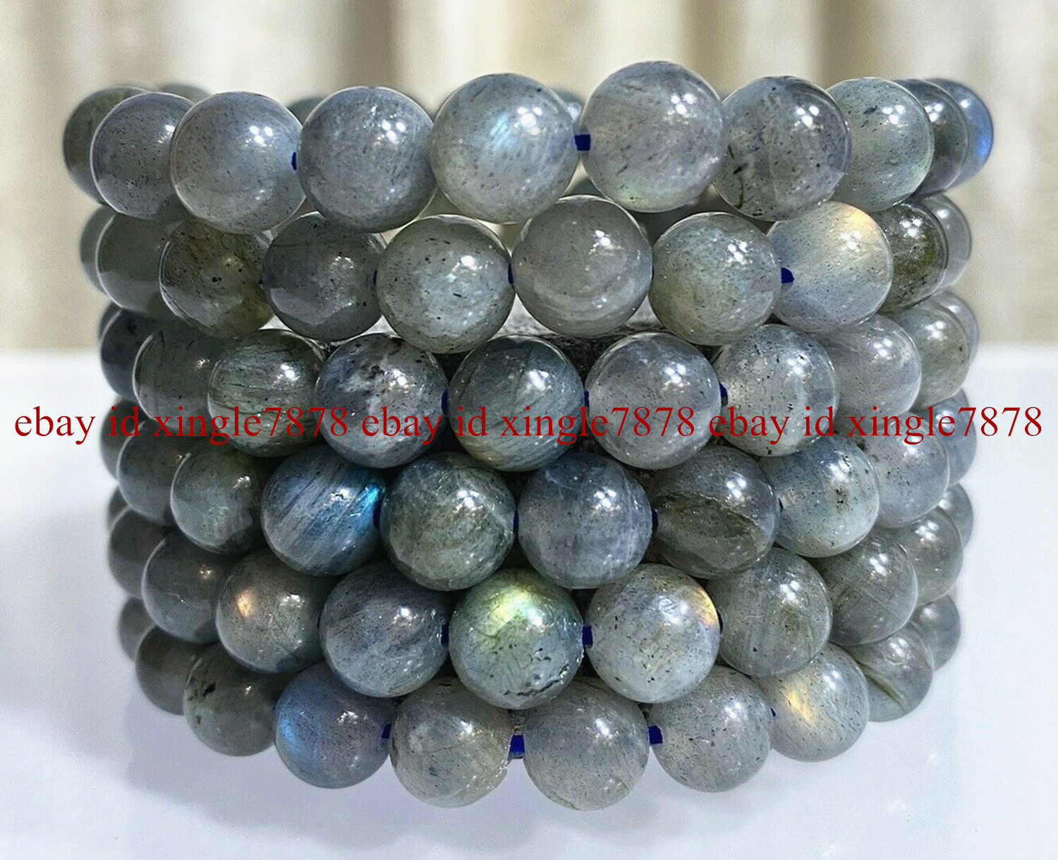 Wholesale Lots 6 Pcs 7.5″ Natural Crystal Healing Gemstone Stretch Bracelet