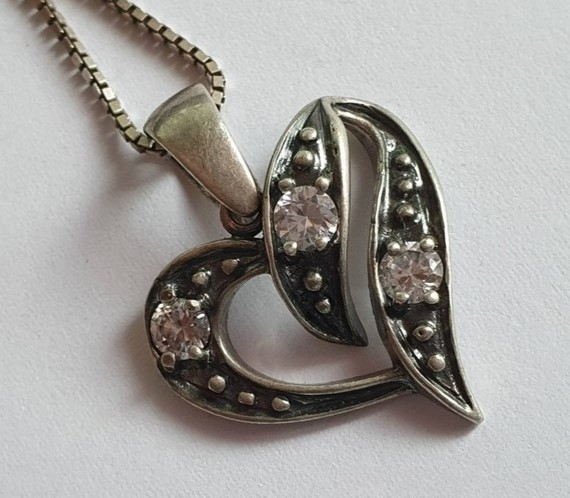 Vintage Necklace sterling silver 925. Сhain length 50 cm. Weight 7.36 g.