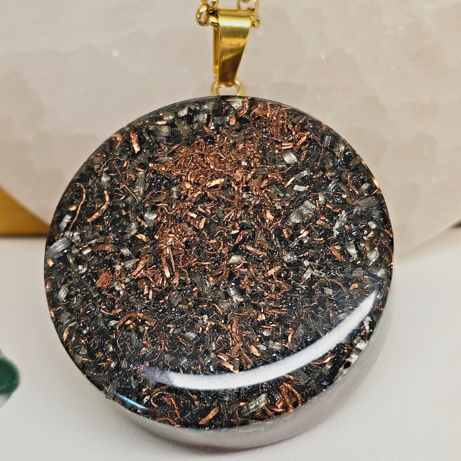 UNALOME Buddhist -Orgone Generator Energy +50 crystals. Self-discovery & triumph