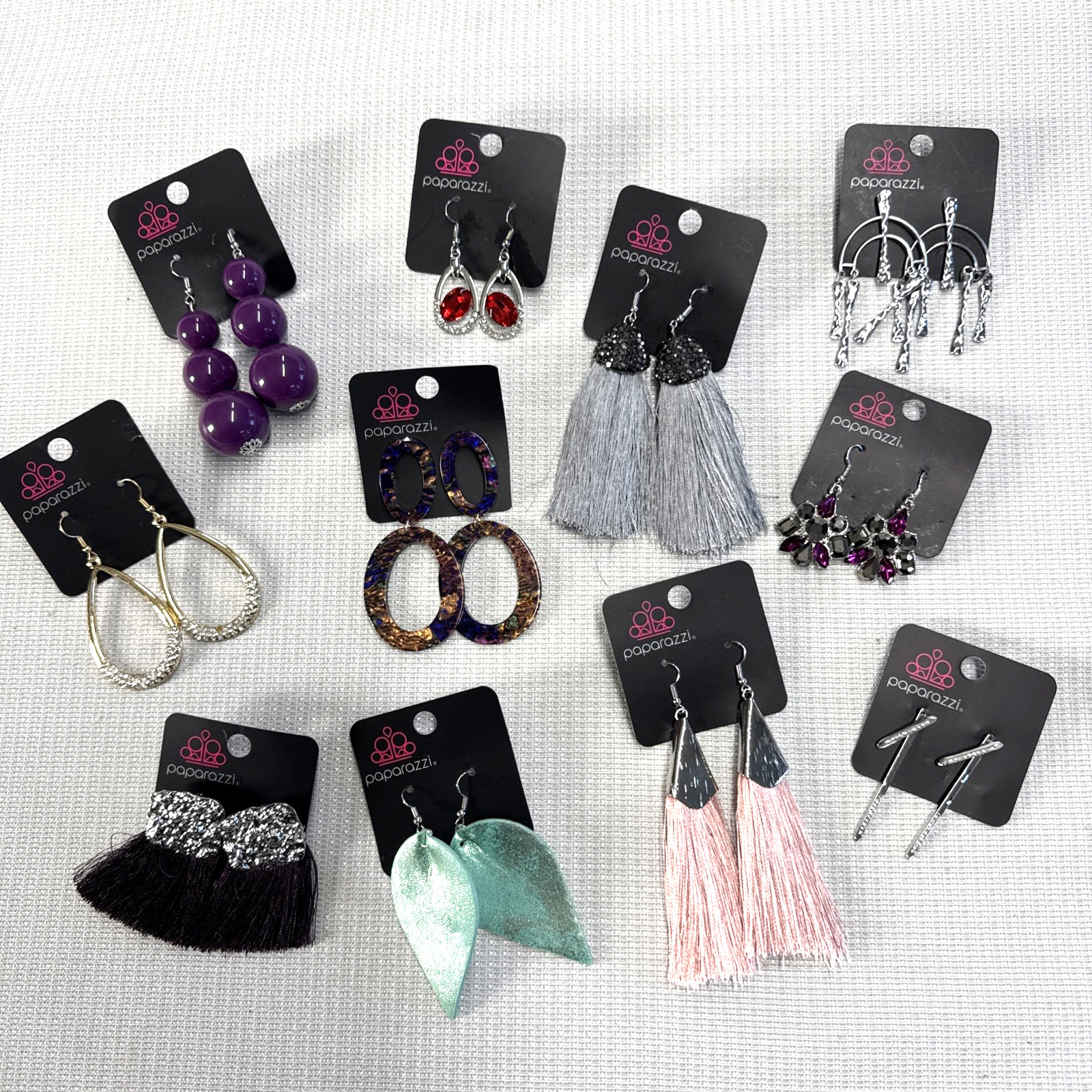 Lot of 11 Pieces – All Pierced Earrings – NWT – Contemporary Costume Jewelry