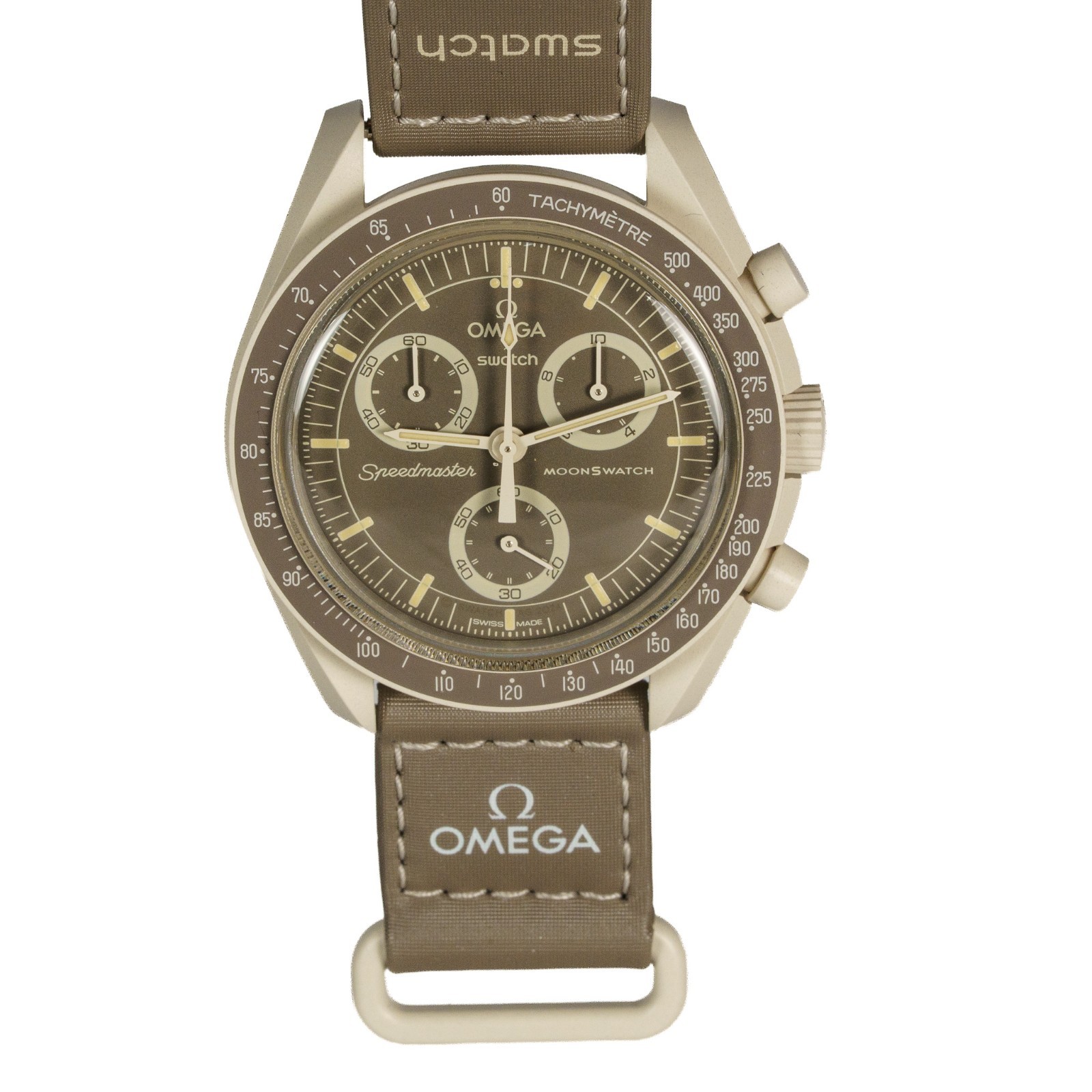 OMEGA x Swatch MoonSwatch Mission on Earth Desert Chronograph Quartz Watch