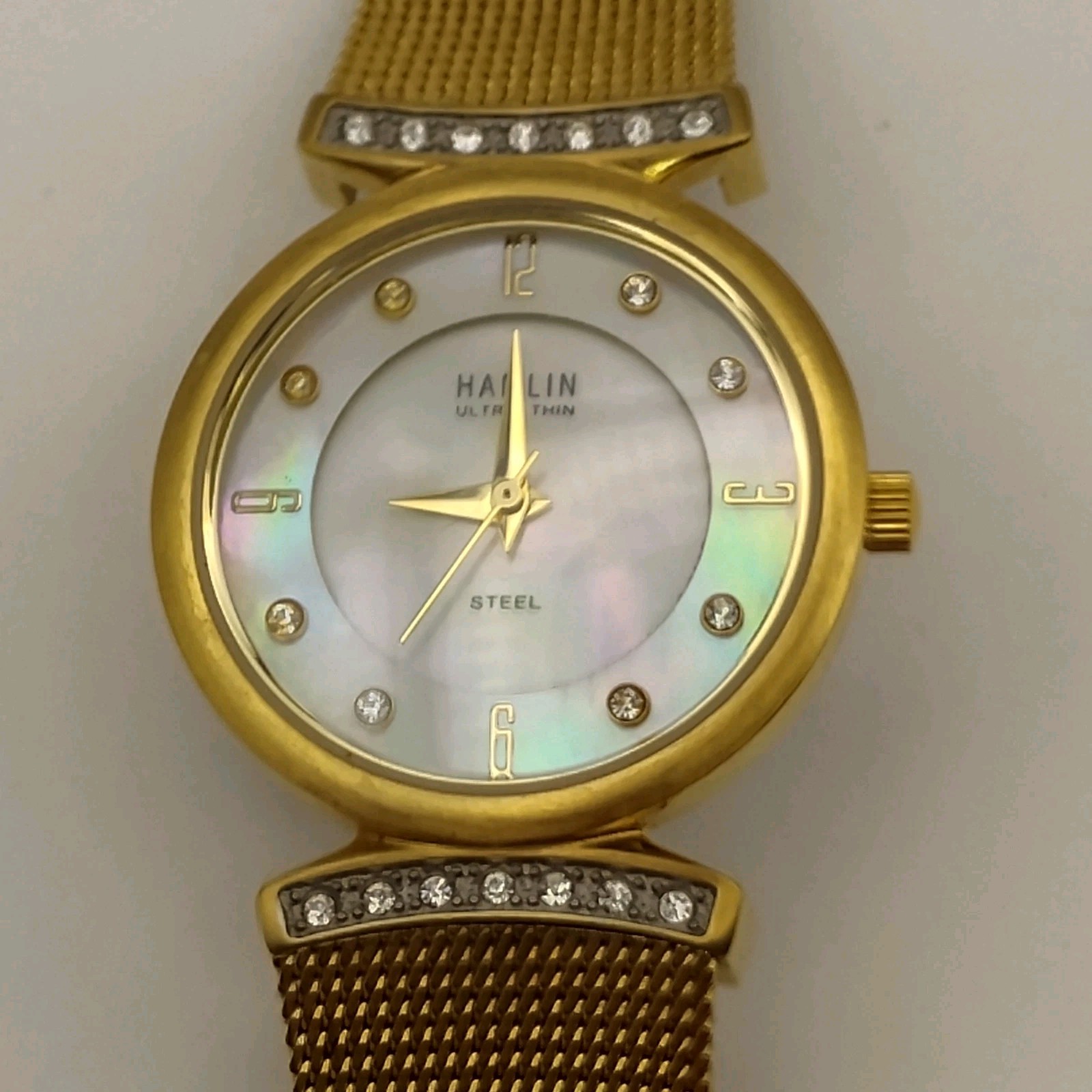 Lot Of 3 Vintage Ladies Stainless Steel Mesh Watches Needs Batteries