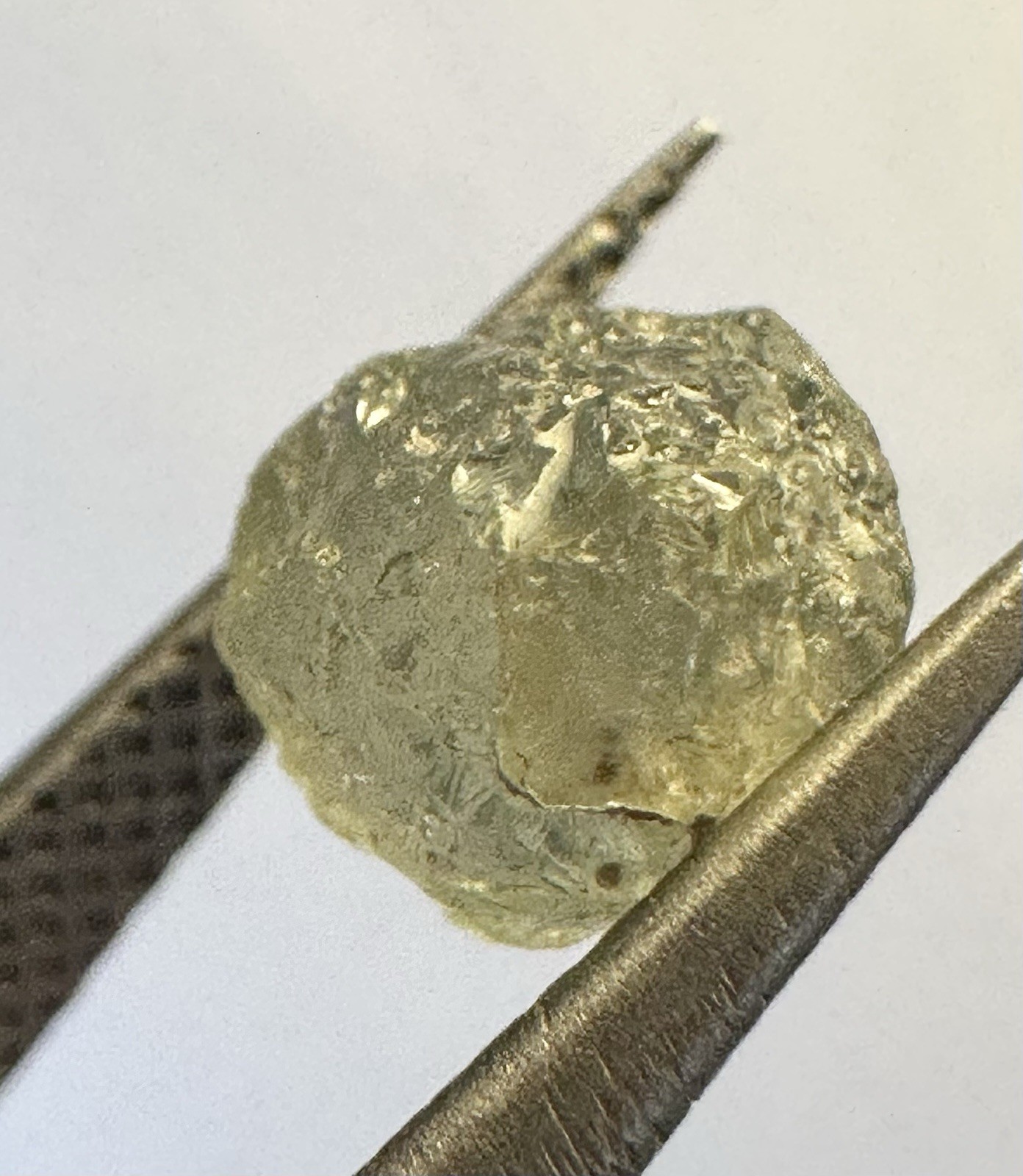 Gorgeous Natural Uncut Green Montana Sapphire 2.00 CT Approx 6x6x5 mm