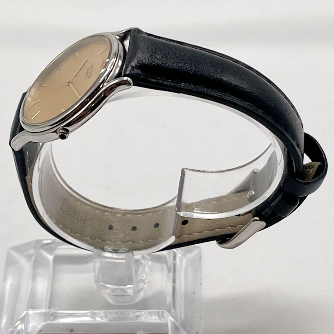 Seiko Credor 8J81-6A30 Men’s Quartz Watch Black Japan 075913