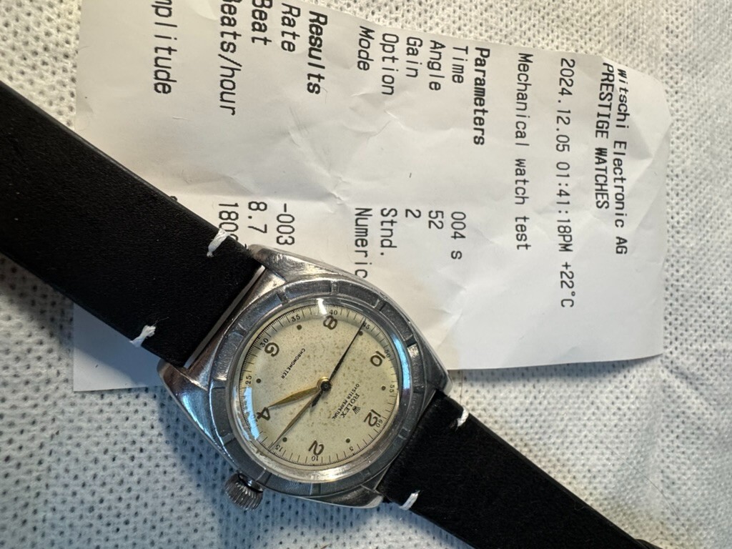 Rolex Chronometer Bubbleback ref.3372 17 Jewels cal.N-A Watch Serviced!!!