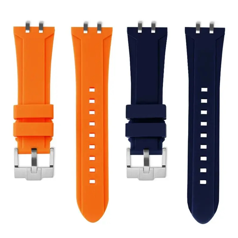 Silicone Watch Strap For Tudor Royal M28600/M28603/M28500 41mm Waterproof Rubber