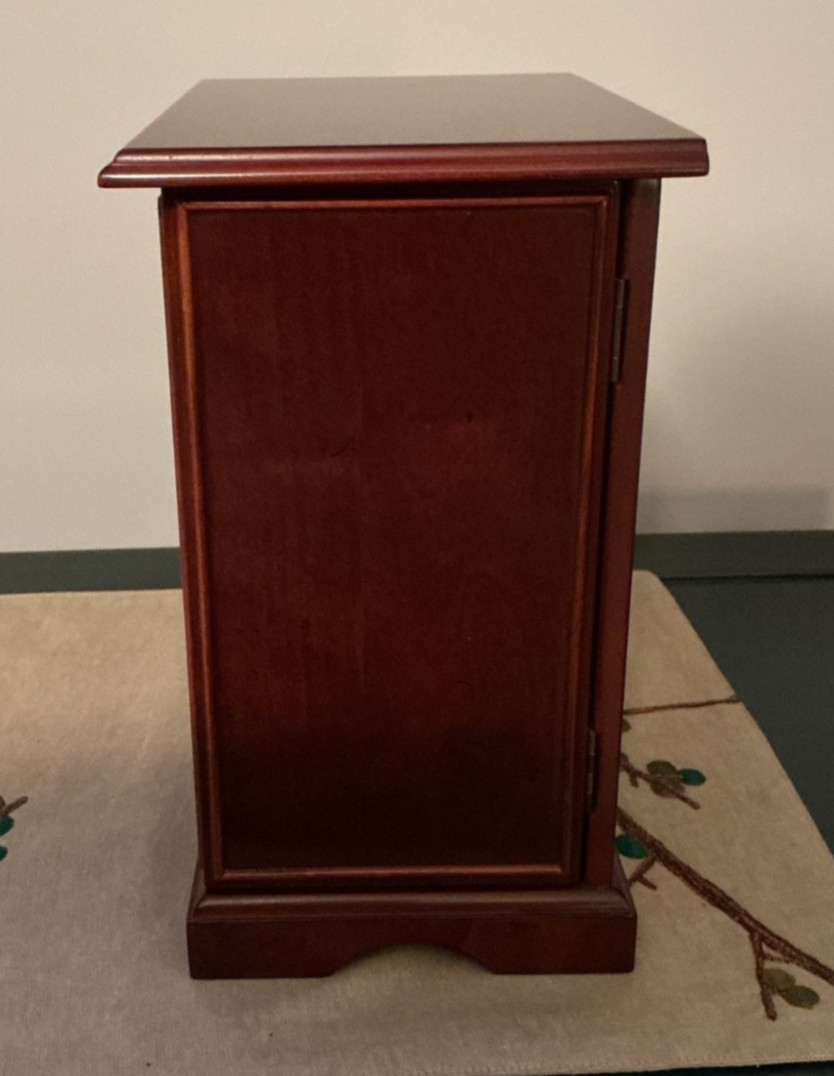 Vintage Bombay Co. Jewelry Armoire Box Drawers Door Storage 9-1/8″L x 6″W x 11″H
