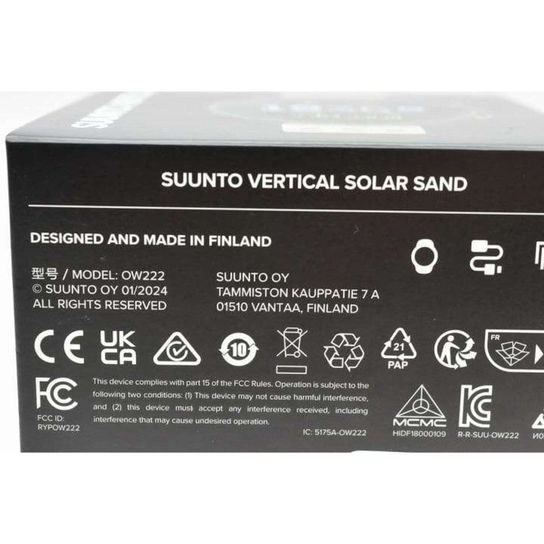 [B1P] Suunto Vertical SS050986000 Solar GPS Sports Watch Titanium [g8t]