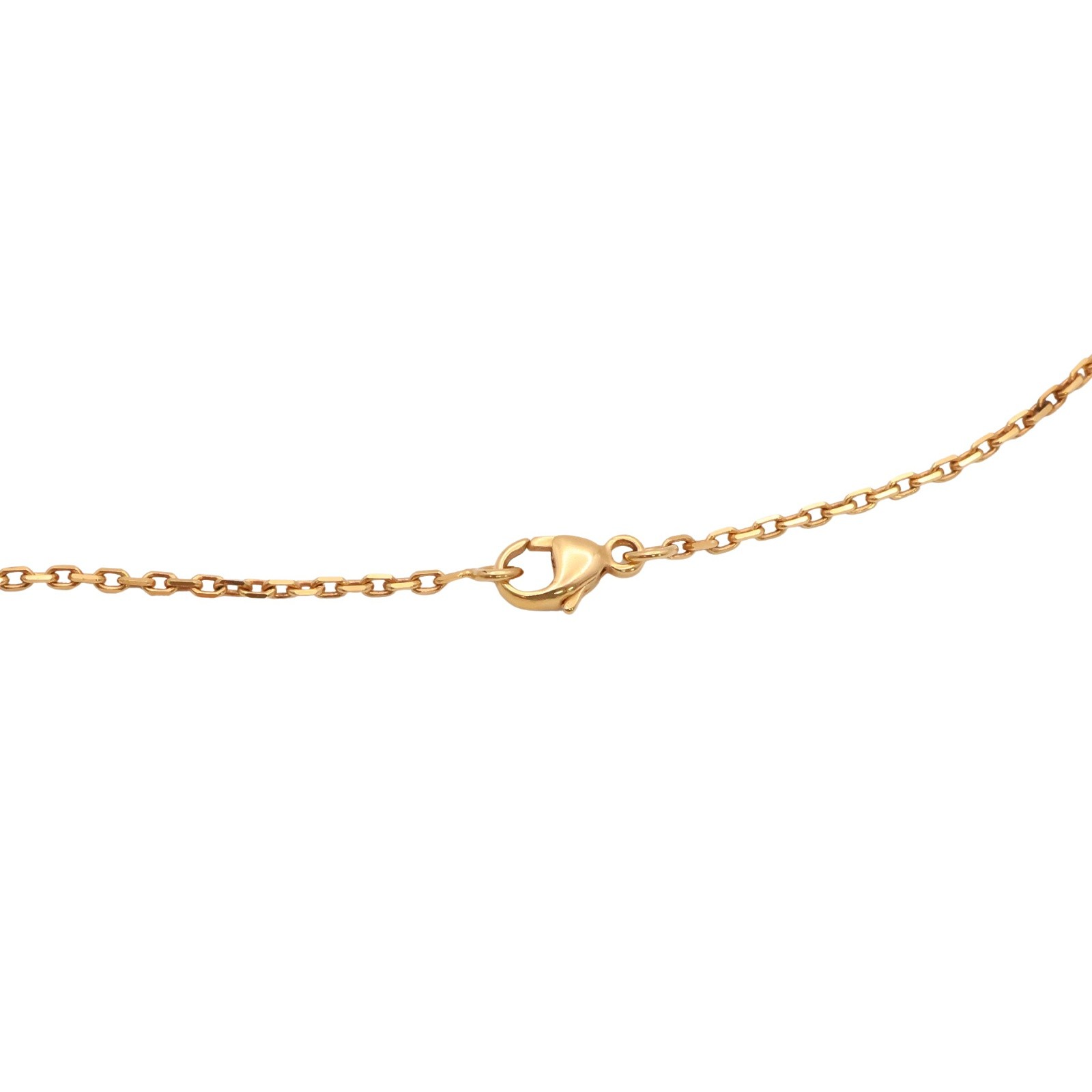 HERMES Mini Pop H Necklace White Enamel H147992FO