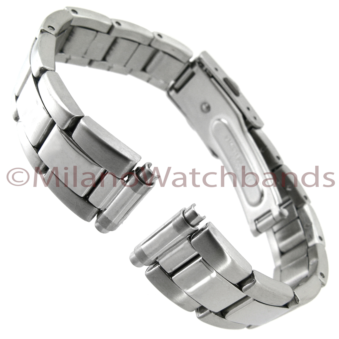 11-14mm Timex Stainless Steel Collection Fold Over Clasp Watch Band SLT 303