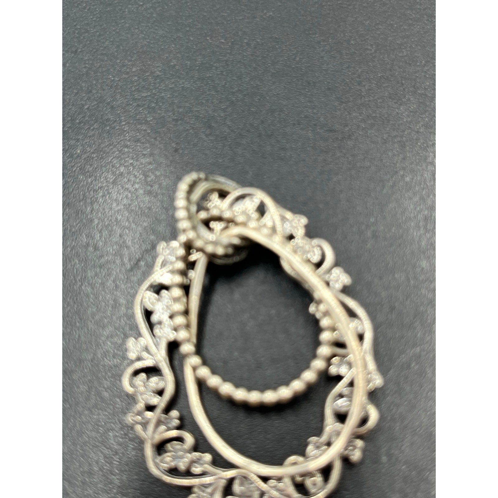 PZ Paz Creations Israel Sterling silver 925 Floral Filigree Balls Pendant