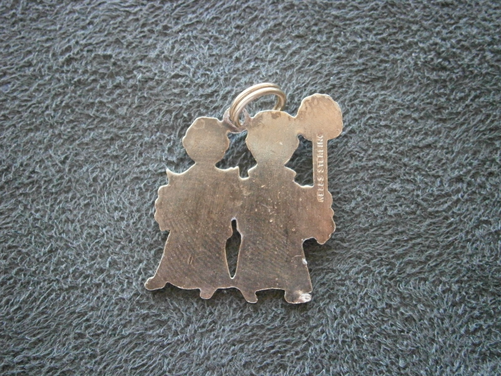 2 Choirboys Vintage Vermeil Sterling Silver & Enamel Bracelet Charm Pendant 3.0g