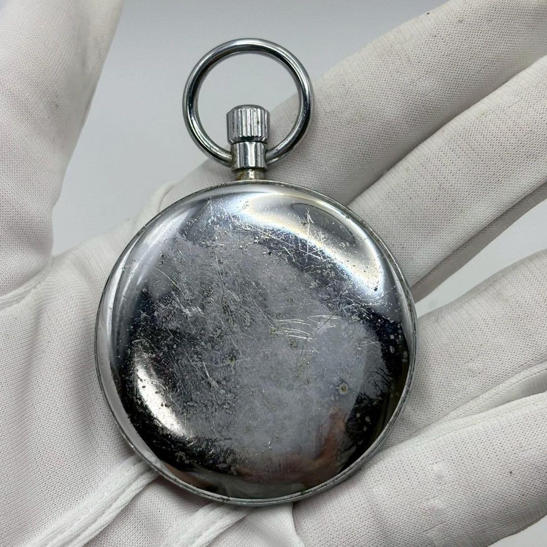 Working vintage Seiko 6310-0020 pocket watch, railway-themed, hand-wound.