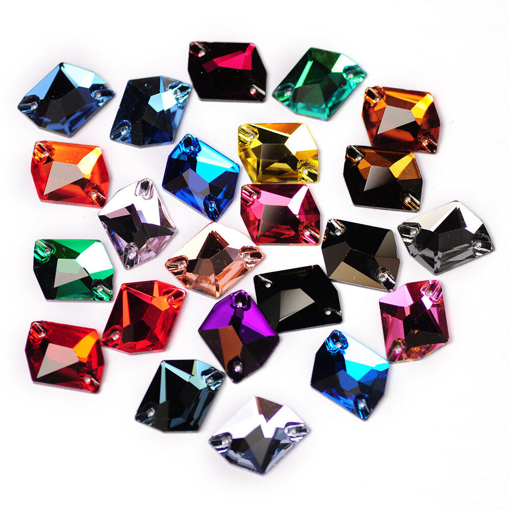 Cosmic Flat Back Sew On Crystal Stones Sewing Glass Strass DIY Loose Rhinestone