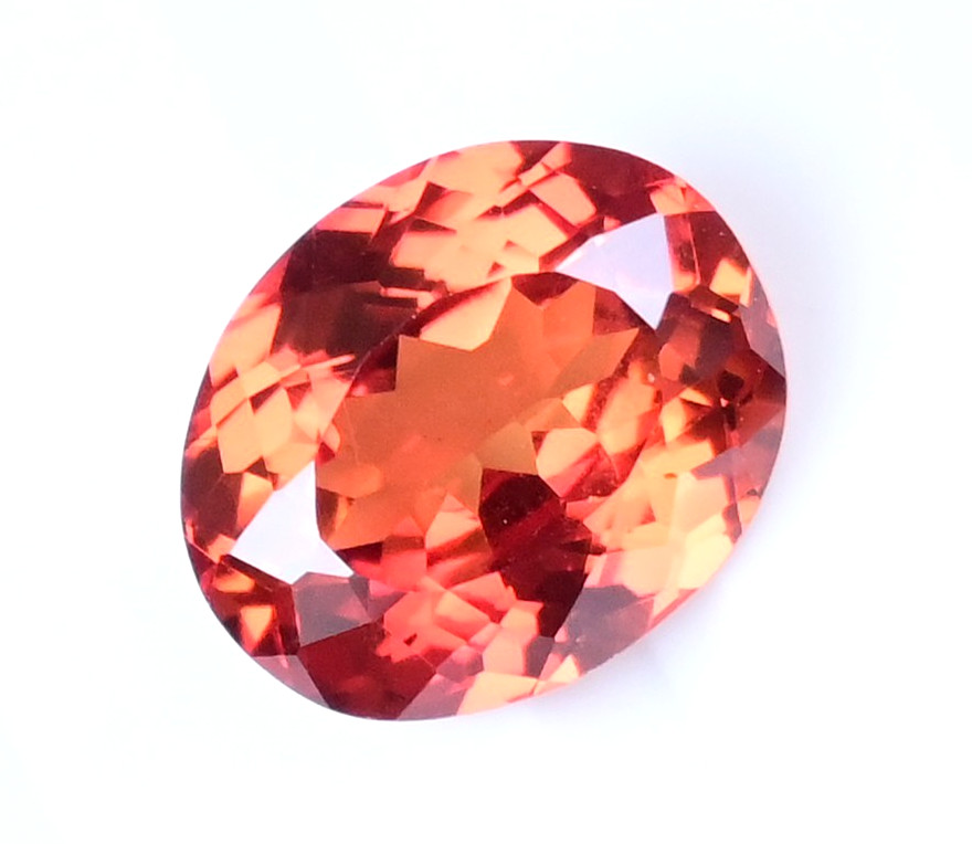4.20 Ct Natural Myanmar Orange Spinel Oval Cut Certified Flawless Rare Gemstone
