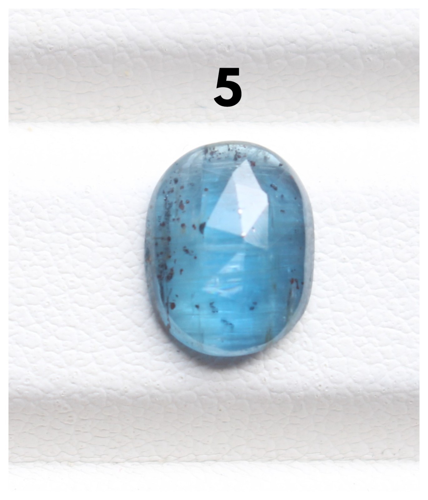 Natural Blue Kyanite Rose Cut Faceted Cabochon Pear Oval Loose Gemstone Lot New